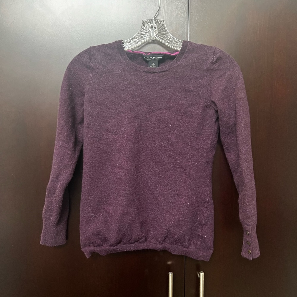 Banana Republic extra fine merino wool sweater